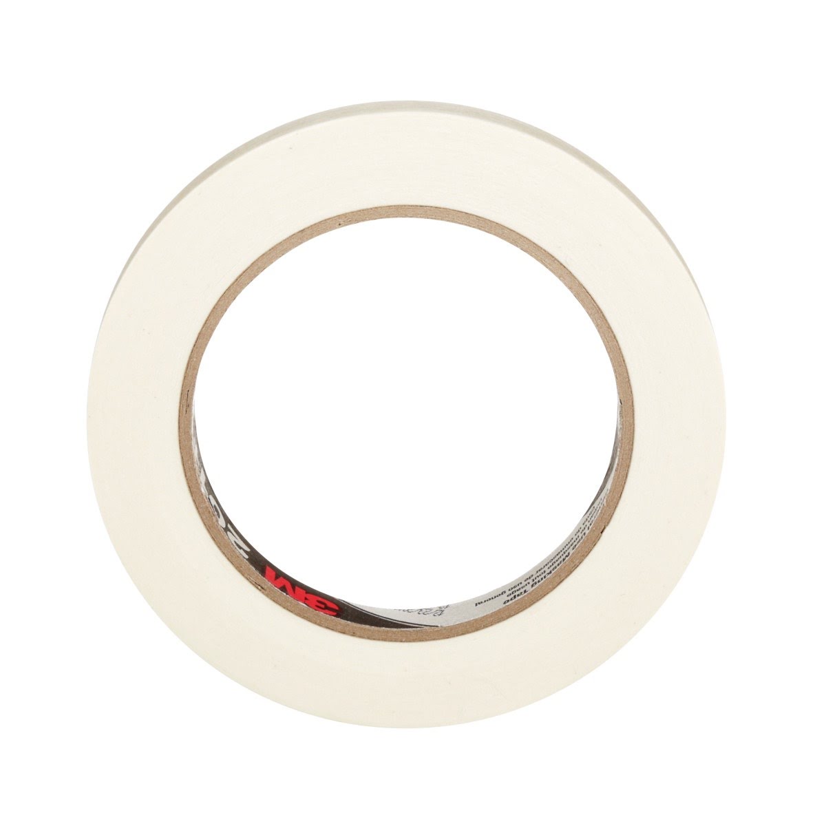 3M 201+ General Use Masking Tape, Crepe Paper, Tan, 12 mm x 55 m, 4.4 mil (7000124879) (72 Pack) - 4
