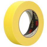 3M 7000124889 Performance Yellow Masking Tape 301+, 24 mm x 55 m, 6.3 mil (36 Pack) - 2
