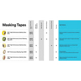 3M 7000124889 Performance Yellow Masking Tape 301+, 24 mm x 55 m, 6.3 mil (36 Pack) - 10