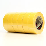 3M 301+ Performance Yellow Masking Tape, Yellow, 36 mm x 55 m, 6.3 mil (7000124890) (24 Pack) - 3