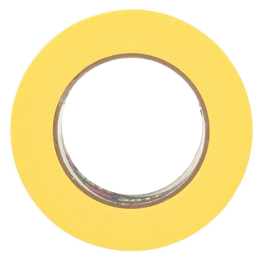 3M 7000124891 Performance Yellow Masking Tape 301+, 48 mm x 55 m, 6.3 mil (24 Pack) - 2