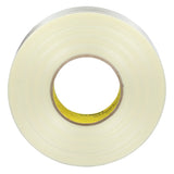 3M 8916V Scotch Filament Tape, Clear, 48 mm x 110 m, 6.8 mil, 6.8 mil (7000124904) (12 Pack) - 2