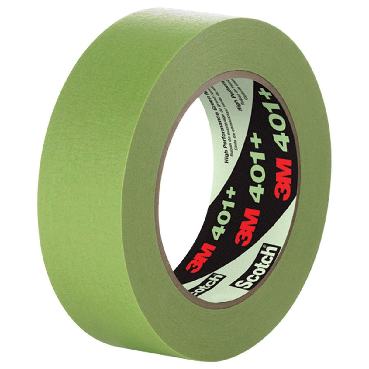 3M 401+ Scotch High Performance Green Masking Tape, 6 mm x 55 m (7000124906) (96 Pack)