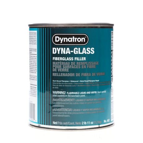 3M Dynatron Dyna-Glass Short Strand Fiberglass Filler, Green, 1 qt (00462) (7000125048) (12 Pack)
