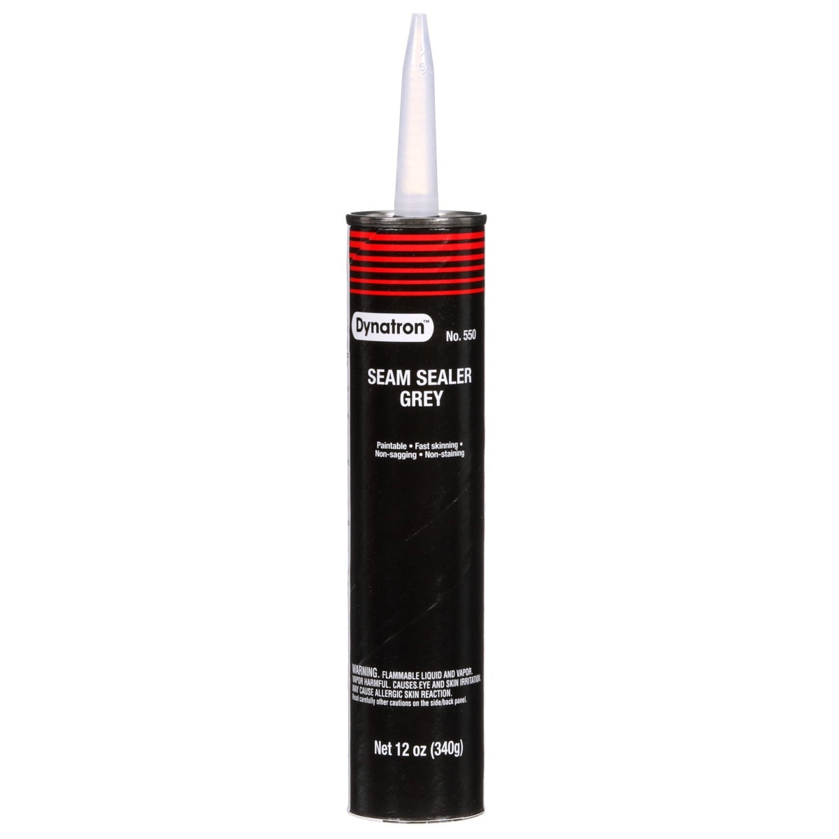 3M Dynatron Auto Seam Sealer Caulk, 550, Grey, 12 oz (00550) (7000125068) (12 Pack)