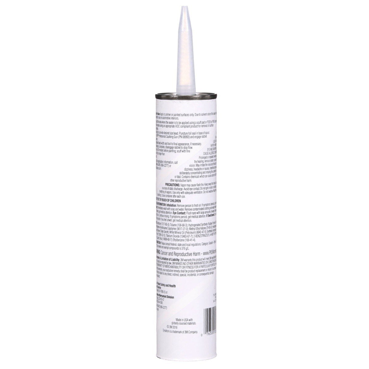 3M Dynatron Auto Seam Sealer Caulk, 550, Grey, 12 oz (00550) (7000125068) (12 Pack) - 7