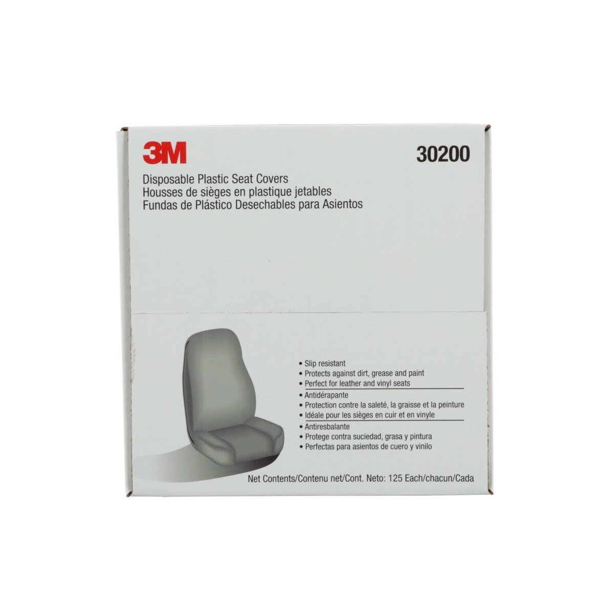 3M 30200 Disposable Plastic Seat Covers (7000125073)