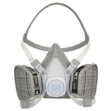 3M 66070 Half Facepiece Disposable Respirator Assembly 5201, Organic Vapor, Medium (7000126026) (12 Pack)