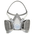 3M 66070 Half Facepiece Disposable Respirator, Organic Vapor, Large, NIOSH Approved, Maintenance Free (7000126027) (12 Pack)