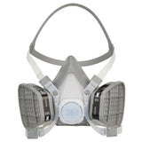 3M 66070 Half Facepiece Disposable Respirator, Organic Vapor, Large, NIOSH Approved, Maintenance Free (7000126027) (12 Pack)