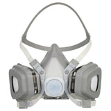 3M 66070 Half Facepiece Disposable Respirator, Organic Vapor, Large, NIOSH Approved, Maintenance Free (7000126027) (12 Pack) - 2