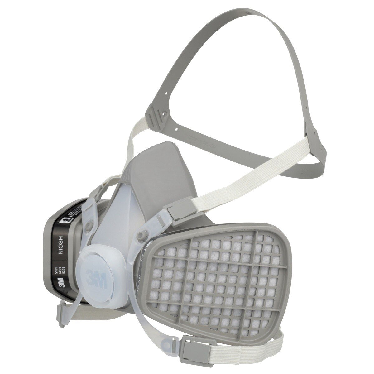 3M 66070 Half Facepiece Disposable Respirator, Organic Vapor, Large, NIOSH Approved, Maintenance Free (7000126027) (12 Pack) - 8