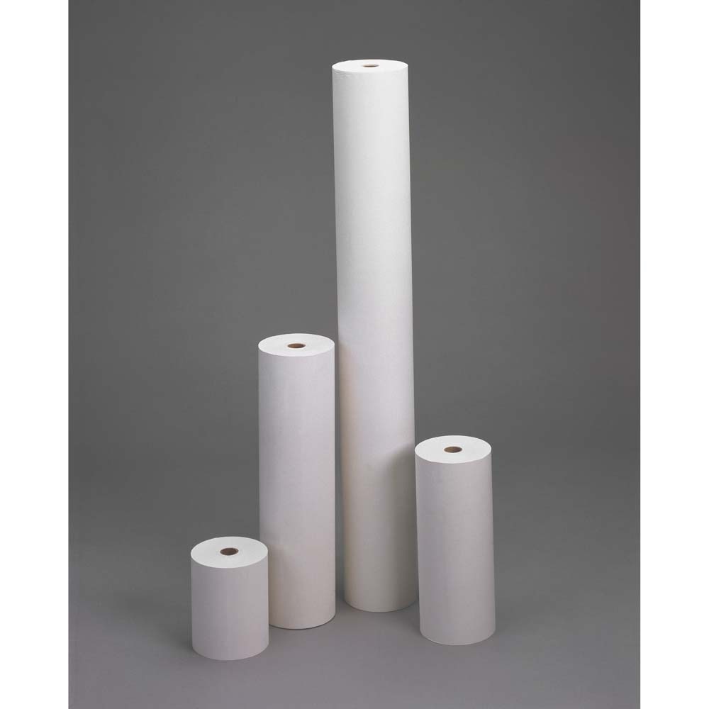3M 06538 White Masking Paper, 12 in x 750 ft (7000126066) - 7