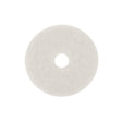 3M 4100 White Super Polish Pad, Fine, Center Hole, 27 in (7000126172) (5 Pack)