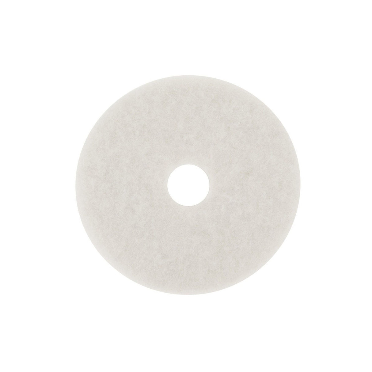 3M 4100 White Super Polish Pad, Fine, Center Hole, 27 in (7000126172) (5 Pack)