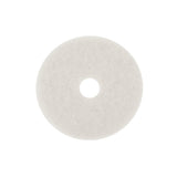 3M 4100 White Super Polish Pad, Fine, Center Hole, 27 in (7000126172) (5 Pack)