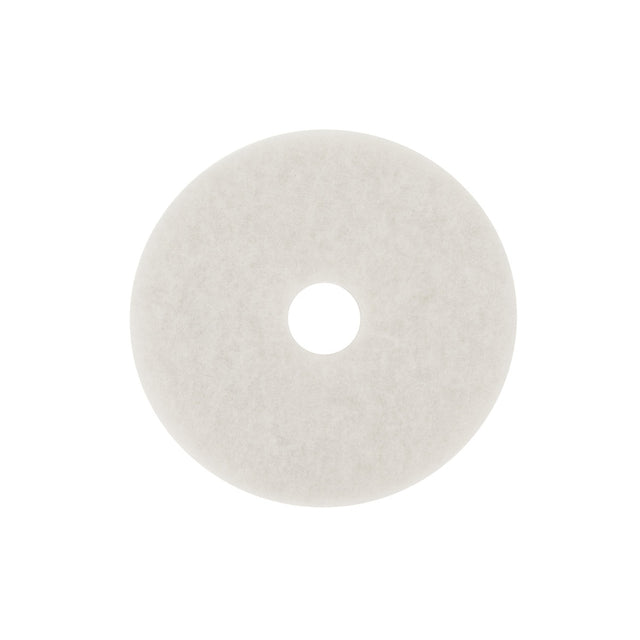 3M 4100 White Super Polish Pad, 28 in x 14 in (7000126844) (10 Pack)