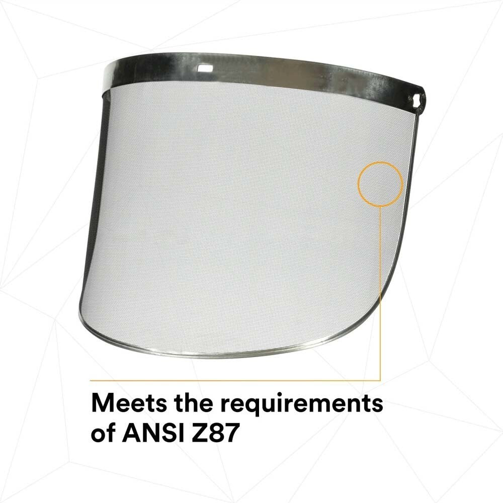 3M 7000127168 Steel Mesh Faceshield Screen W96M 82506-00000 Molded - 3