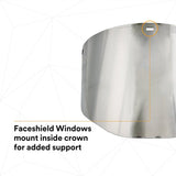 3M 82509-00000 82509 Aluminized Polycarbonate Molded Dark Green Faceshield Window, 14-1/2 in x 8 in x 9 in (7000127169) (10 Pack) - 6