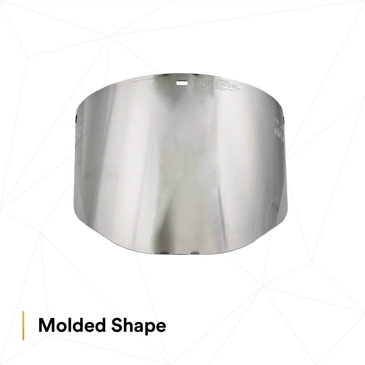 3M 82509-00000 82509 Aluminized Polycarbonate Molded Dark Green Faceshield Window, 14-1/2 in x 8 in x 9 in (7000127169) (10 Pack) - 8