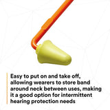 3M 320-1000 E-A-R 28 Banded Hearing Protectors, NRR 28 dB, Orange Yellow (7000127170) (100 Pack) - 5