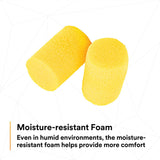 3M 310-1103 E-A-R Classic Earplugs, Uncorded, Small, Foam, Pillow Pack, NRR 29 dB (7000127171) (200 Pair) (10 Pack) - 5