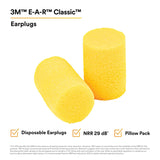 3M 310-1103 E-A-R Classic Earplugs, Uncorded, Small, Foam, Pillow Pack, NRR 29 dB (7000127171) (200 Pair) (10 Pack) - 9