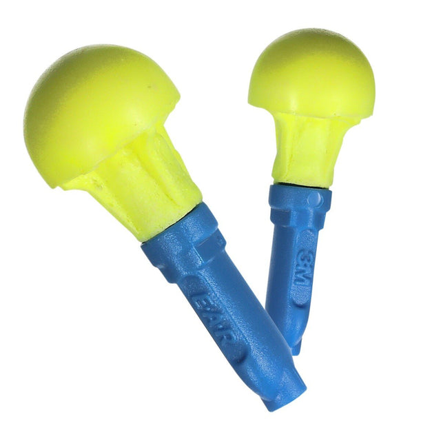 3M 318-1000 E-A-R Push-Ins Earplugs, Push-to-Fit Foam, Uncorded, NRR 28 dB, Blue Yellow, Poly Bag (7000127213) (400 Pack)