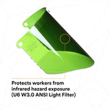 3M 82705-10000 W96IR3 Polycarbonate Faceshield Window, Shade 3.0 (7000127240) (10 Pack) - 4