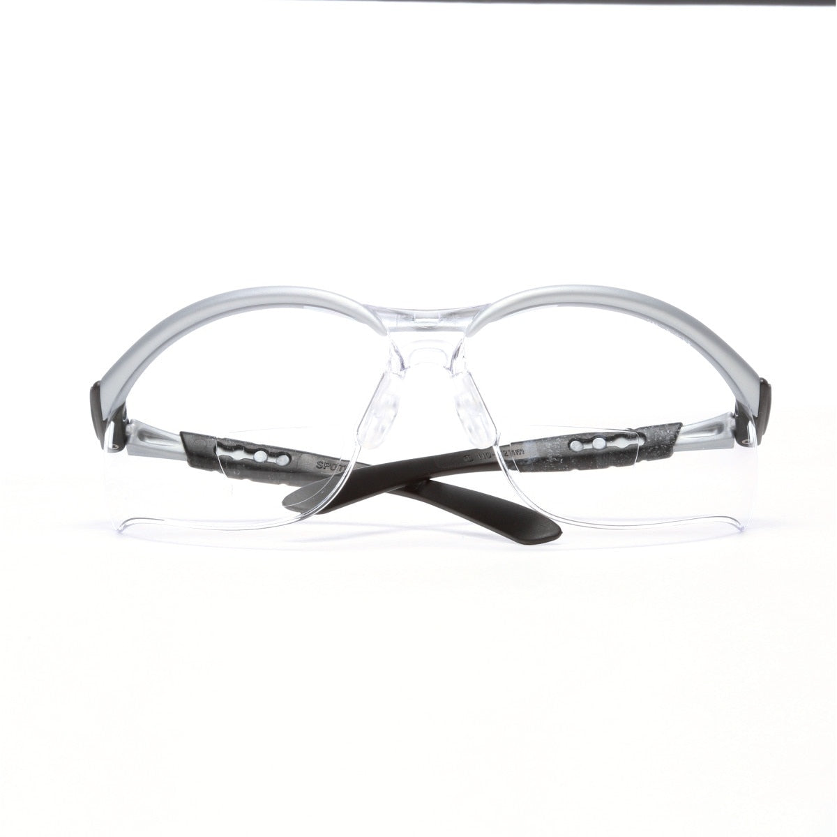 3M 11374-00000-20 BX Reader Safety Glasses, +1.5 Diopter, Anti Fog Anti Scratch Clear Lens, Silver Frame (7000127490) (1 Pair) (20 Pack) - 8