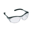 3M 7000127497 Nuvo ANSI Z87 Anti-Fog Clear Lens Safety Glasses with Retro Gray Frame, Soft Nose Bridge, and Side Shields
