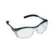 3M 11411-00000-20 Nuvo ANSI Z87 Anti-Fog Clear Lens Safety Glasses with Retro Gray Frame, Soft Nose Bridge, and Side Shields (7000127497)