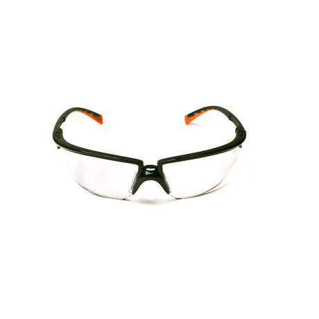 3M 12261-00000-20 Privo Protective Eyewear Clear Anti-Fog Lens, Black Frame (7000127535) (20 Pack)