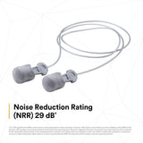 3M P1401 E-A-R Pistonz Earplugs, Corded (7000127673) (400 Pack) - 2