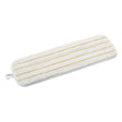 3M Easy Shine Applicator Pad, Microfiber, White with Yellow Stripes, 18 in x 5 in (7000127861) (10 Pack)