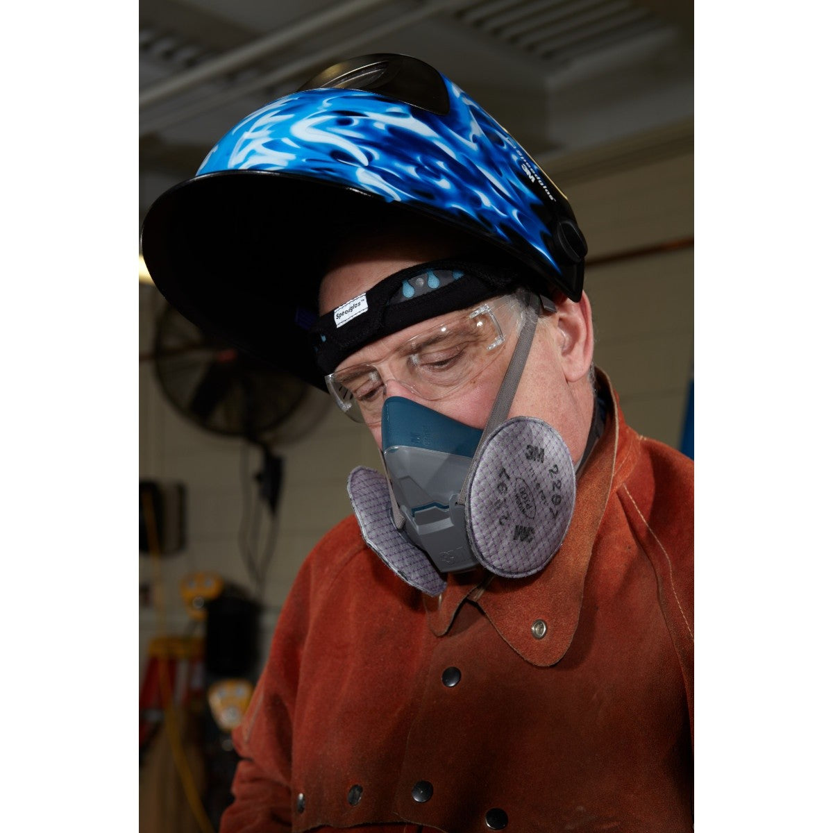 3M 6502 Rugged Comfort Half Facepiece Reusable Respirator, NIOSH, Cool Flow Valve, Silicone Faceseal, Medium (7000128238) (10 Pack) - 8