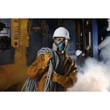 3M 6503 Rugged Comfort Half Facepiece Reusable Respirator, NIOSH, Cool Flow Valve, Silicone Faceseal, Large, Gray (7000128240) (10 Pack) - 6