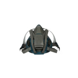 3M 49492 Rugged Comfort Quick Latch Half Facepiece Reusable Respirator, Large, Gray, Silicone Face Seal, Bayonet Connection, Cool Flow Valve (6503QL) (7000128241) (10 Pack)