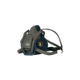 3M 49492 Rugged Comfort Quick Latch Half Facepiece Reusable Respirator, Large, Gray, Silicone Face Seal, Bayonet Connection, Cool Flow Valve (6503QL) (7000128241) (10 Pack) - 2