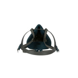 3M 49492 Rugged Comfort Quick Latch Half Facepiece Reusable Respirator, Large, Gray, Silicone Face Seal, Bayonet Connection, Cool Flow Valve (6503QL) (7000128241) (10 Pack) - 4