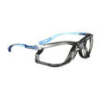 3M 11872 Virtua Safety Glasses, Anti-Fog, Clear Lens, Blue Frame, Removable Foam Gasket, Cord Control System, ANSI Z87 (7000128259)