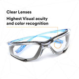 3M 11872 Virtua Safety Glasses, Anti-Fog, Clear Lens, Blue Frame, Removable Foam Gasket, Cord Control System, ANSI Z87 (7000128259) - 8