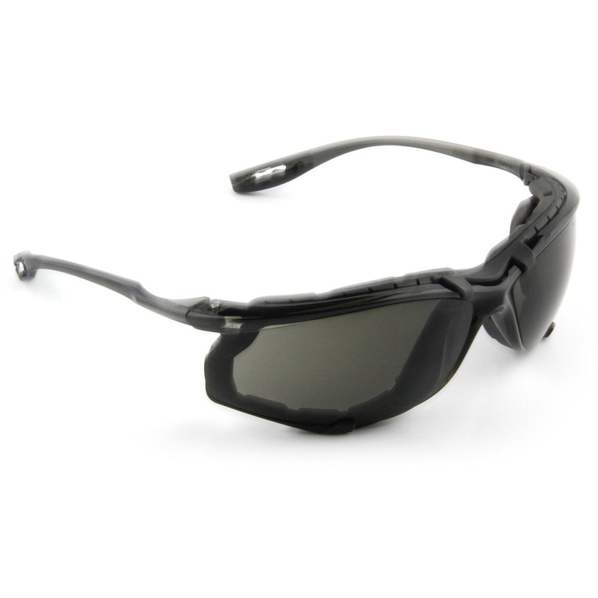 3M 11873-00000-20 Virtua CCS Safety Glasses Gray Anti-Fog Anti-Scratch Lens Black Frame Corded Earplug Control System Removable Foam Gasket (7000128260)