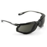 3M 11873-00000-20 Virtua CCS Safety Glasses Gray Anti-Fog Anti-Scratch Lens Black Frame Corded Earplug Control System Removable Foam Gasket (7000128260)