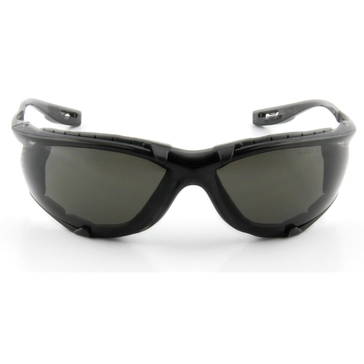 3M 11873-00000-20 Virtua CCS Safety Glasses Gray Anti-Fog Anti-Scratch Lens Black Frame Corded Earplug Control System Removable Foam Gasket (7000128260) - 2