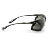 3M 11873-00000-20 Virtua CCS Safety Glasses Gray Anti-Fog Anti-Scratch Lens Black Frame Corded Earplug Control System Removable Foam Gasket (7000128260) - 3