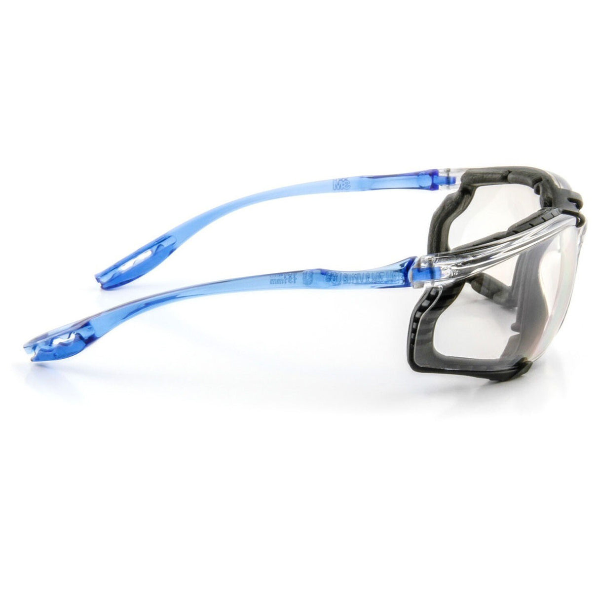 3M 11874-00000-20 Virtua Safety Glasses CCS Anti-Fog Indoor/Outdoor Mirrored Lens Blue Frame Removable Foam Gasket ANSI Z87.1 (7000128261) (20 Pack) - 3