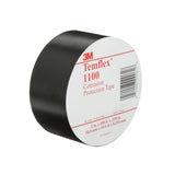 3M 1100P-2X100FT Temflex Vinyl Corrosion Protection Tape 1100 Printed Black 2 in x 100 ft (7000132166) (24 Pack)