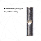 3M M10BCK Scotchlok Butt Connector, Non-Insulated Seamless , 12-10 AWG, built-in wire stop for correct positioning (7000132268) (500 Pack) - 3