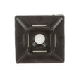 3M CTB75X75BKA-C Cable Tie Mounting Base, 4-Way Adhesive Mount, Black, Nylon, 3/4 in x 3/4 in (7000132457) (500 Pack)